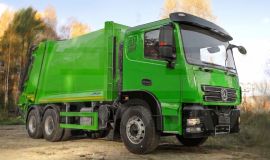 Мусоровоз HIDRO-MAK объем 20 м3 с портальным механизмом на шасси URAMAN URM1962Q00